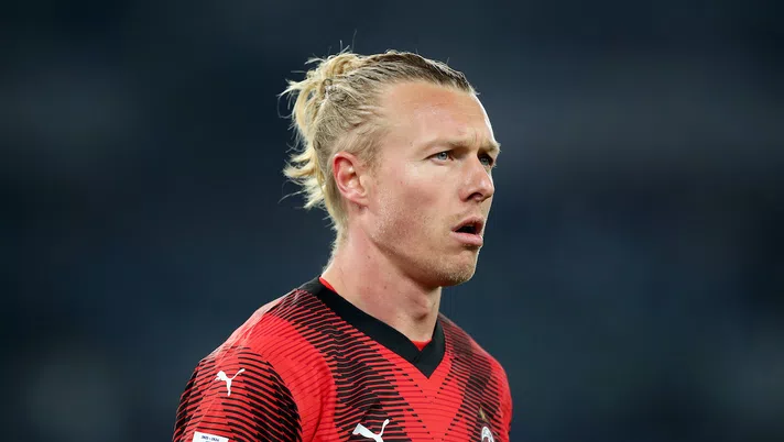 Simon Kjaer AC Milan Lazio-Milan 0-1 Serie A 2023-2024