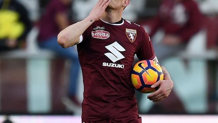 TURIN, ITALY - MARCH 05: Andrea Belotti of FC Torino celebrates victory at the end of the Serie A match between FC Torino and US Citta di Palermo at Stadio Olimpico di Torino on March 5, 2017 in Turin, Italy. (Photo by Valerio Pennicino/Getty Images) Belotti, la storia del Torino è lì! Tutti i numeri di un fenomeno - immagine 1