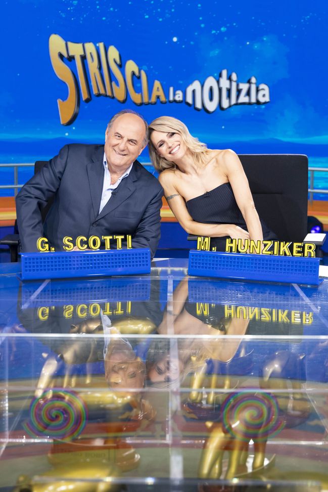 Striscia La Notizia, torna al timone la coppia Scotti-Hunziker- immagine 2