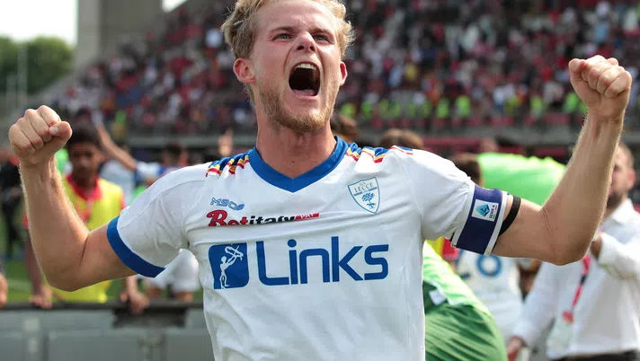 Morten Hjulmand, calciatore del Lecce (getty images)