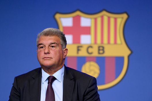 Joan Laporta, presidente del Barcellona. (Foto di David Ramos/Getty Images) Barcellona sanzioni