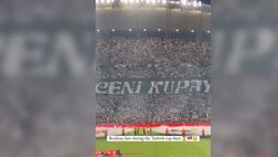 VIDEO / Besiktas, lo spettacolo dei tifosi è da brividi