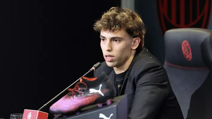 Joao Felix AC Milan Calciomercato Milan conferenza stampa presentazione