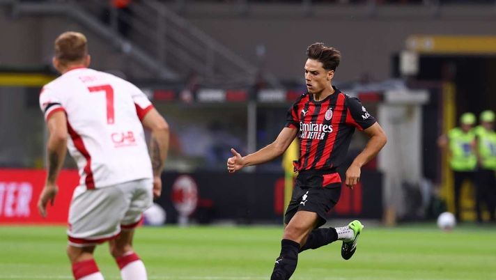 Samuele Ricci AC Milan Milan-Bari 2-0 Coppa Italia 2025-2026