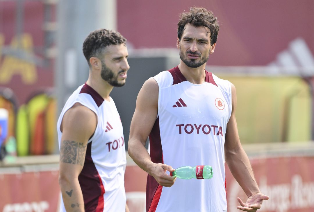 Roma, allenamento a Trigoria senza i nazionali – FOTO GALLERY - immagine 14