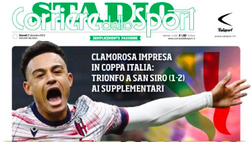 Il Bologna espugna San Siro: le prime pagine dei quotidiani