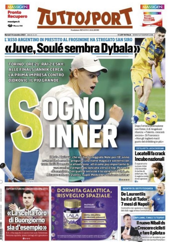 Prima Pagina Tuttosport: “Juve, Soulé Sembra Dybala” - Pianeta Milan