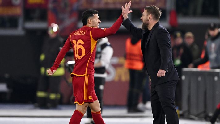 Roma-Bayer Leverkusen, domani alle 13 la conferenza stampa di De Rossi e Paredes - immagine 1