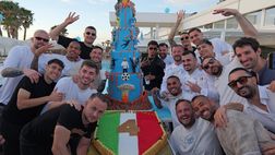 Di Lorenzo organizza la festa scudetto a Bacoli: due torte speciali per gli azzurri