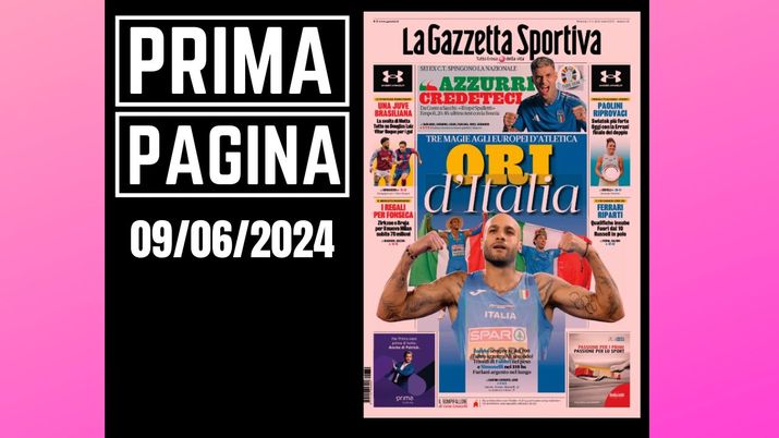 Prima pagina Gazzetta dello Sport: Milan i regali per Fonseca. Zirkzee e...
