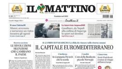 PRIMA PAGINA IL MATTINO OGGI: “Un Napoli da record. Al cinema”