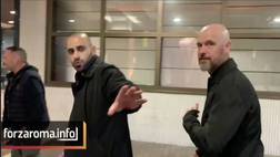 Roma-Juventus, presente ten Hag: ecco l’arrivo all’Olimpico