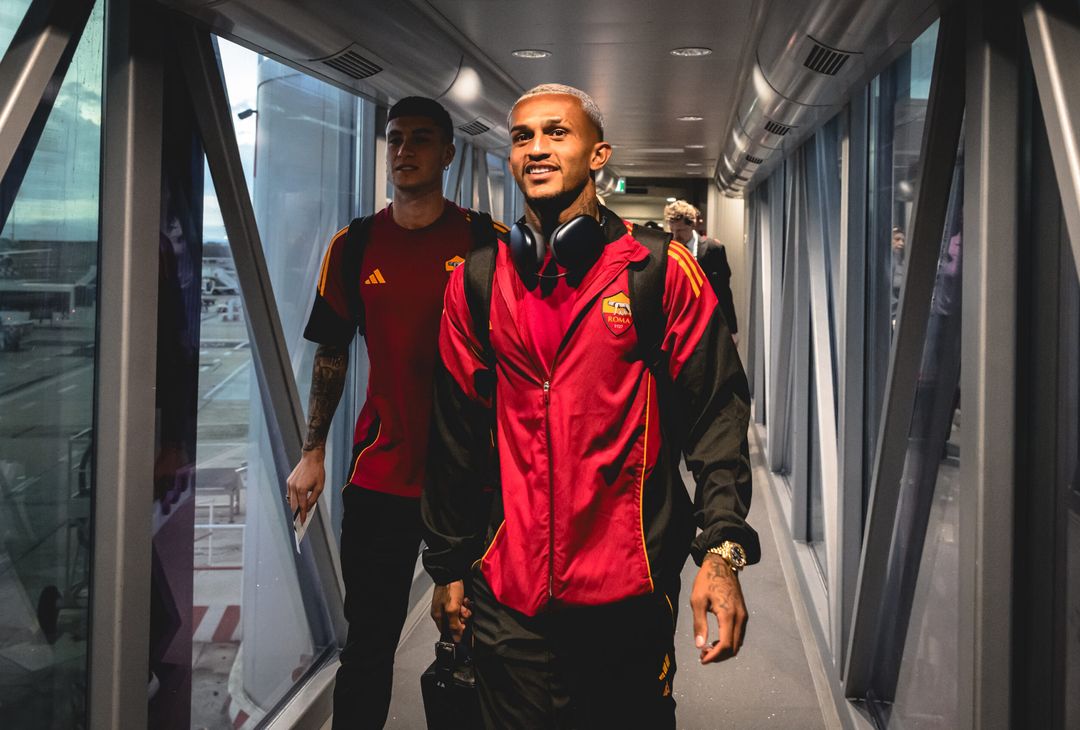 Roma, il viaggio della squadra verso Nizza – FOTO GALLERY - immagine 9