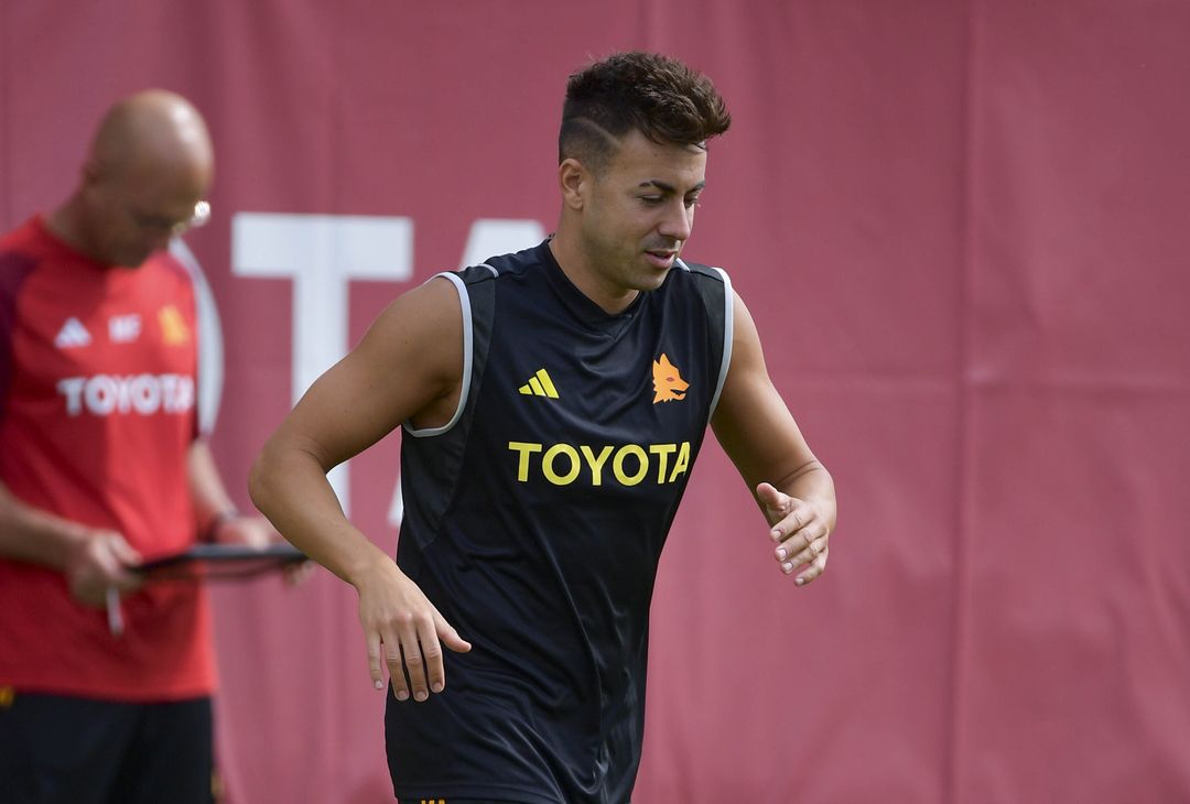 Roma, l’allenamento a Trigoria a due giorni dal big match con il Milan – FOTO GALLERY - immagine 13