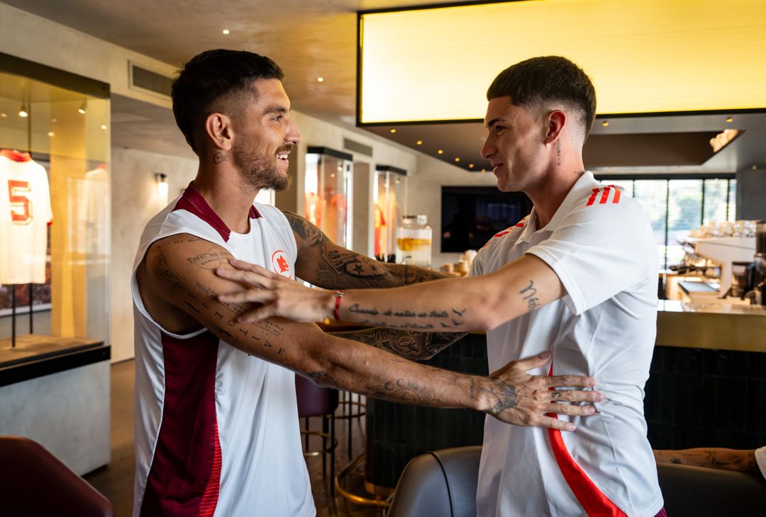 Roma, primo giorno a Trigoria di Mati Soulé – FOTO GALLERY - immagine 17