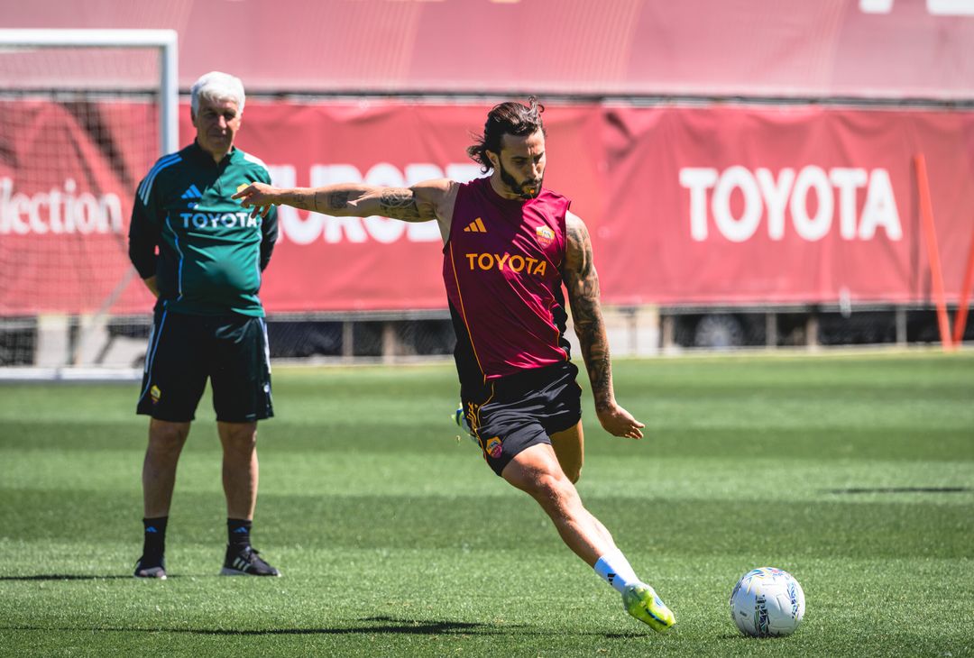 Trigoria, l’allenamento a due giorni da Roma-Fiorentina – FOTO GALLERY - immagine 12