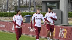 Roma, la squadra torna ad allenarsi in vista del Como. Bove è stato dimesso dall’ospedale