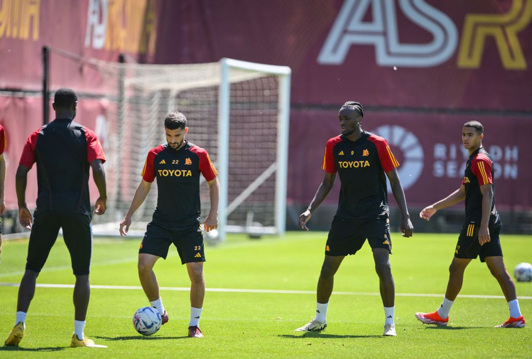 Roma, la seduta a Trigoria con la testa all’Empoli – FOTO GALLERY - immagine 25