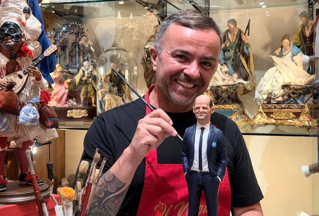 Allegri non è stato ancora annunciato: ma è già una statuetta sul presepe – LE FOTO- immagine 1