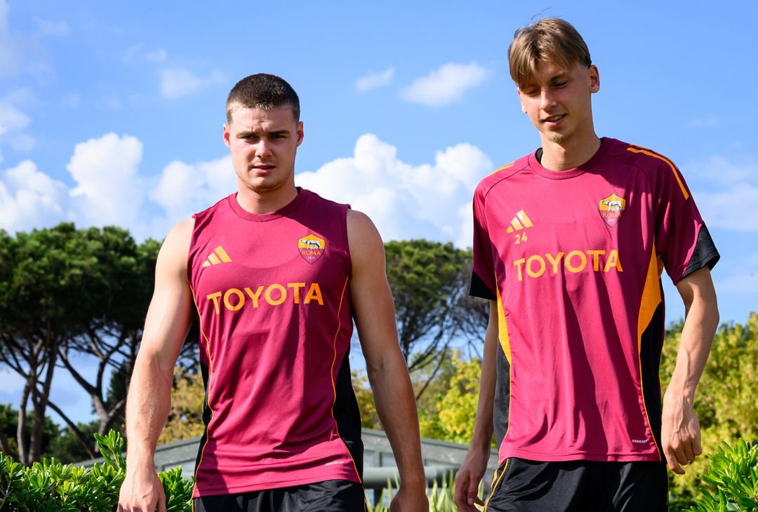 Trigoria, la rifinitura alla vigilia di Roma-Lille – FOTO GALLERY - immagine 6