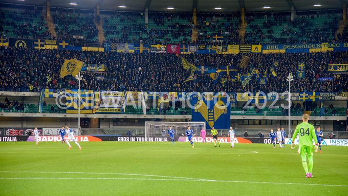 Verona-Salernitana, tutto esaurito in Curva Sud  Verona-Salernitana, tutto esaurito in Curva Sud - immagine 1