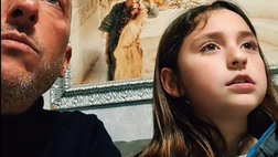 Lazio-Napoli vissuta in una casa di una piccola tifosa azzurri e due giallorossi