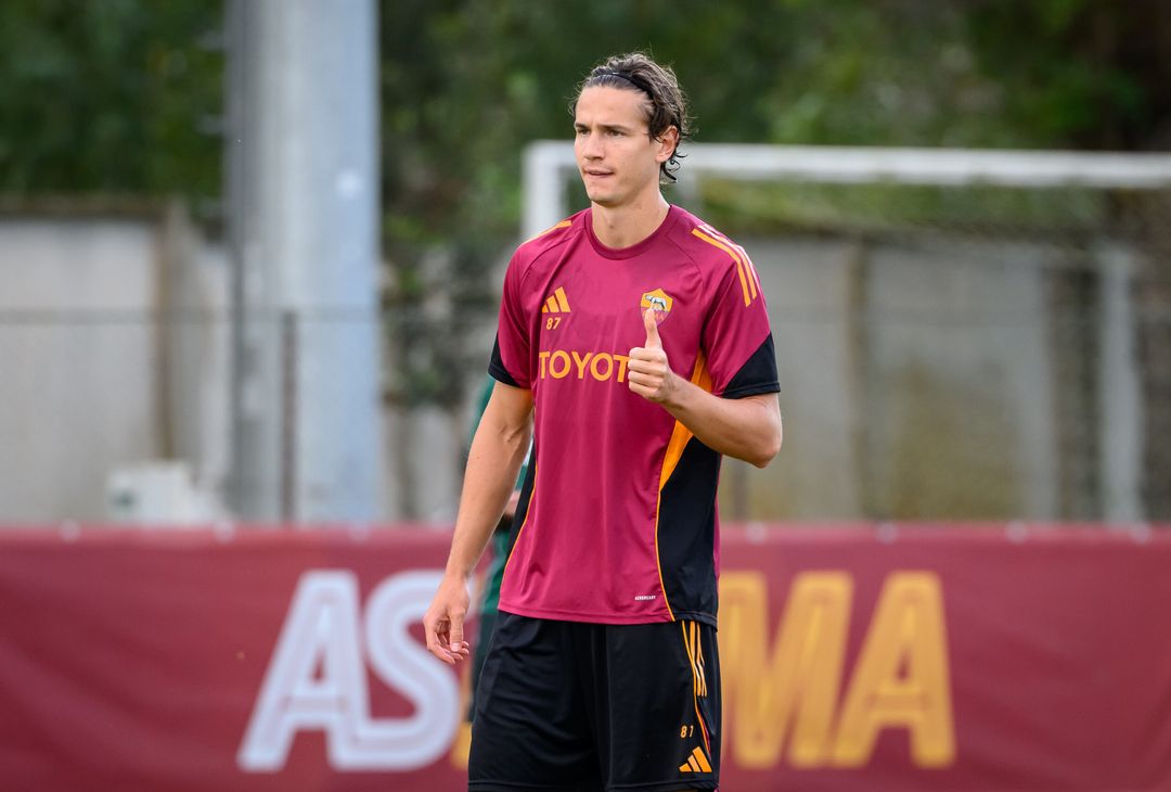 Trigoria, la rifinitura alla vigilia di Roma-Lille – FOTO GALLERY - immagine 12
