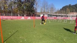 VIDEO – Abraham si allena col pallone e punta il rientro: “Stiamo lavorando”