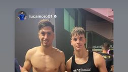 Palermo-Spezia, Vasic e Moro si scambiano le maglie: erano compagni a Padova