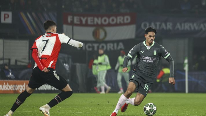 Tijjani Reijnders AC Milan Feyenoord-Milan 1-0 Champions League 2024-2025