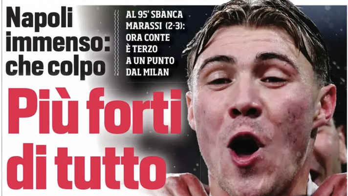 Prime pagine giornali sportivi oggi: il Napoli sui media- immagine 1