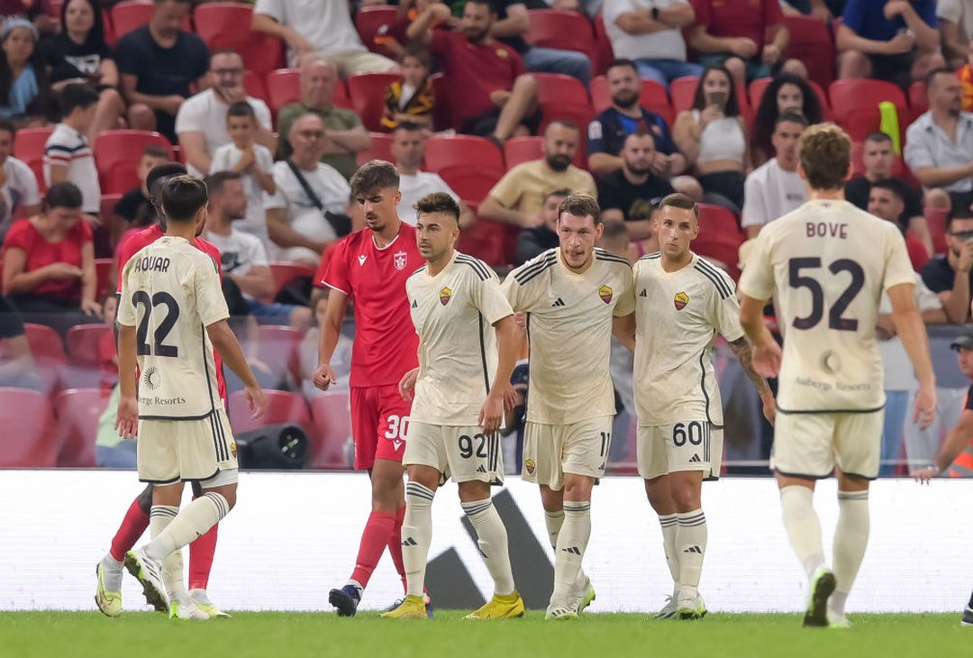 Amichevole, Partizani-Roma 1-2 – FOTO GALLERY - immagine 27