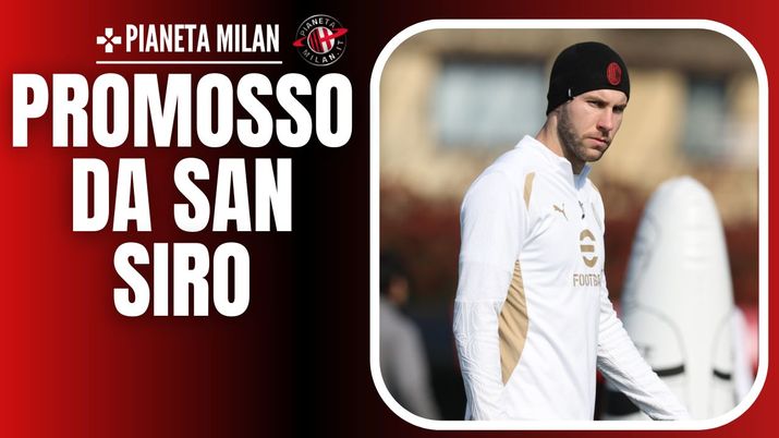 Strahinja Pavlovic AC Milan allenamento Milan Milanello