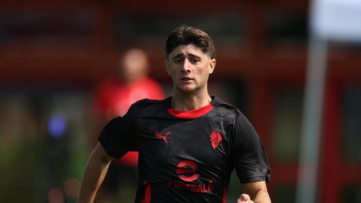 Mattia Liberali AC Milan allenamento Milanello