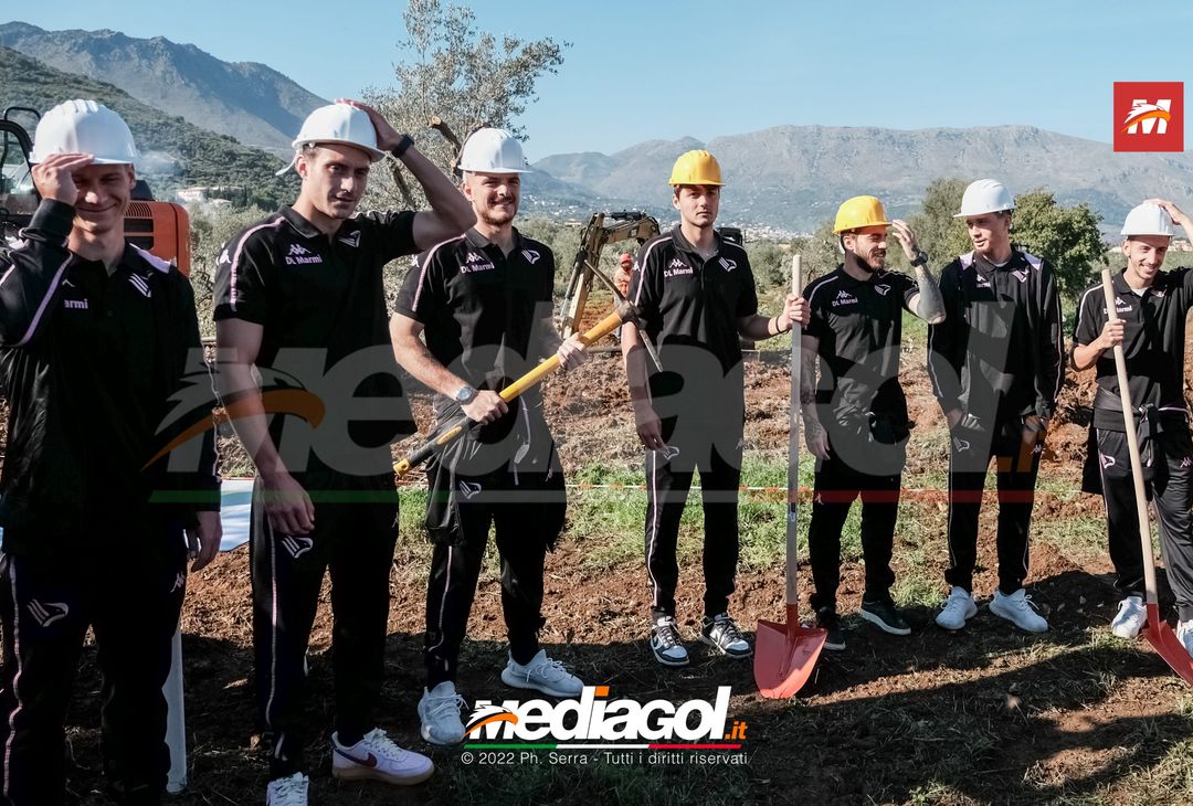 FOTO Centro sportivo, iniziano i lavori a Torretta (GALLERY) - immagine 44