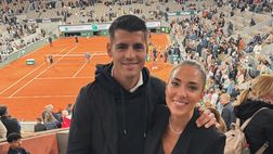 Vacanza a Parigi per Morata e la sua Alice: i due presenti anche al Roland Garros