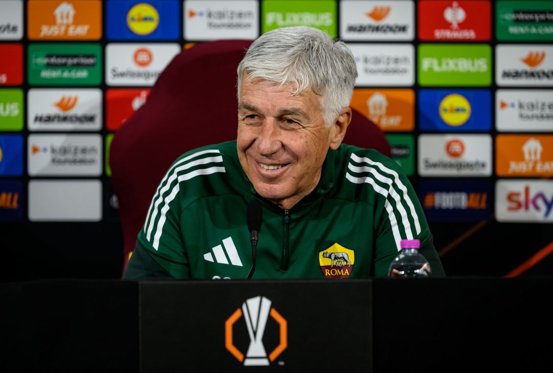 Roma-Stoccarda, la conferenza stampa di Gasperini e Pisilli – FOTO GALLERY - immagine 14