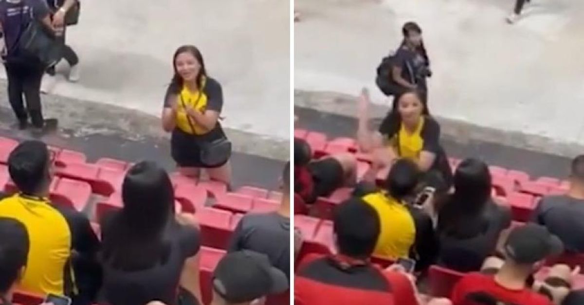 VIDEO / Partita allo stadio? Trova il marito con l’amante e lo schiaffeggia VIDEO / Partita allo stadio? Trova il marito con l’amante e lo schiaffeggia