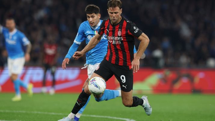Niclas Füllkrug (attaccante AC Milan), qui durante Napoli-Milan 1-0 (Serie A 2025-2026) | News (Getty Images) Napoli-Milan 1-0 (90'): un errore nel finale costa il secondo posto | Serie A News