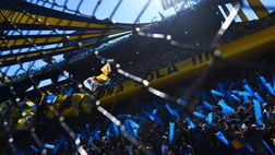 Tifosi del Boca in viaggio verso Rio: che cori in aereo!