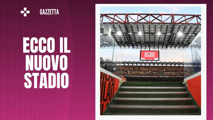 Stadio Meazza in San Siro, Milano. L'impianto viene utilizzato da AC Milan e FC Inter per le partite di Serie A, Champions League, Europa League e Coppa Italia. (foto: Getty Images) Stadio San Siro casa Milan e Inter