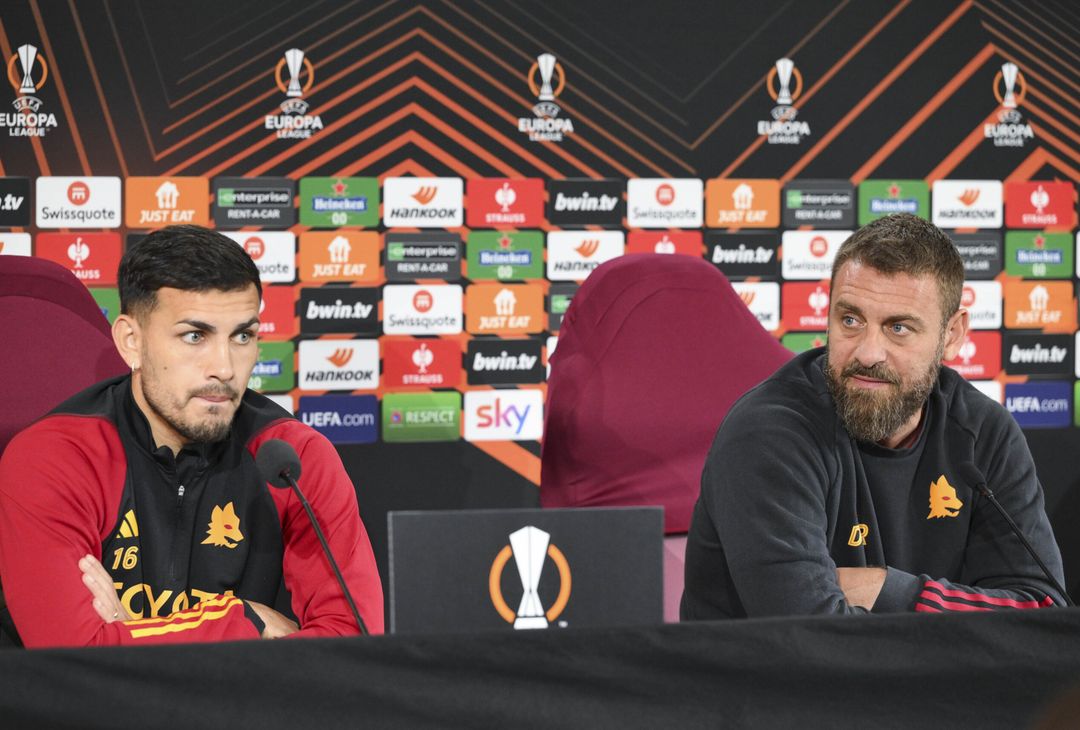 Roma-Bayer Leverkusen, la conferenza stampa di De Rossi e Paredes – FOTO GALLERY - immagine 8