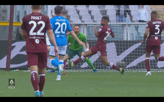 Torino-Napoli 0-1, l’analisi del gol: Pobega perde palla, Djidji inganna Berisha- immagine 7