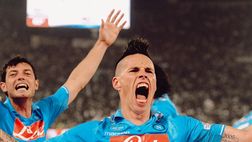 GALLERY Il Napoli ricorda la vittoria in Coppa Italia contro la Juve di Conte