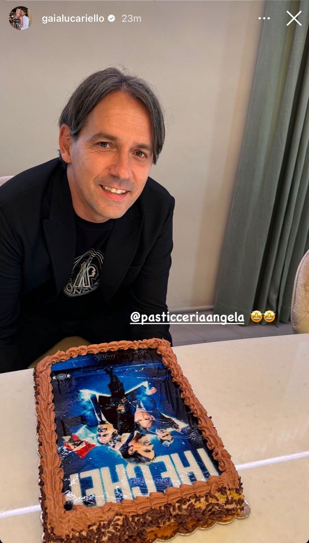 FOTO / Inter, una pasticceria celebra Inzaghi e la conquista dello scudetto- immagine 2