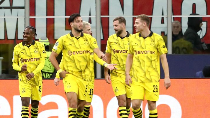 Champions League, Milan ko contro il Borussia Dortmund: 1-3. Pari PSG-Newcastle - immagine 1