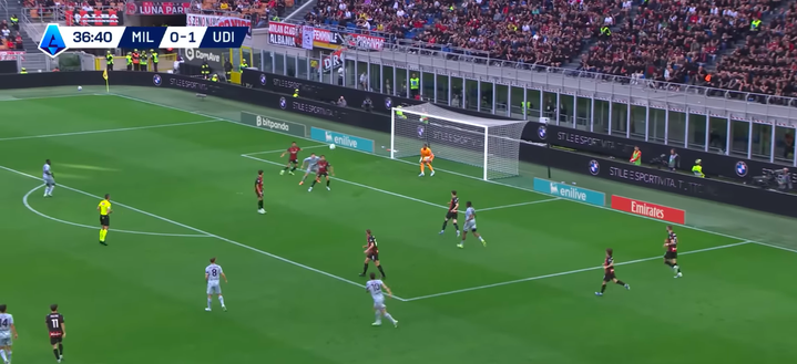 Milan-Udinese 0-3, l’analisi dei gol: tanti errori in difesa per i rossoneri- immagine 7