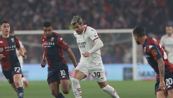 Theo Hernández AC Milan Genoa-Milan 0-0 Serie A 2024-2025