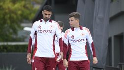 Trigoria, rifinitura pre Braga: anche Celik in gruppo, assente solo Cristante