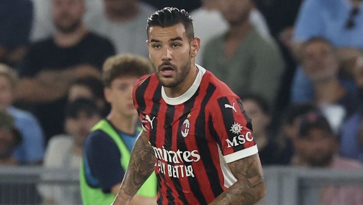 Theo Hernández AC Milan Lazio-Milan 2-2 Serie A 2024-2025